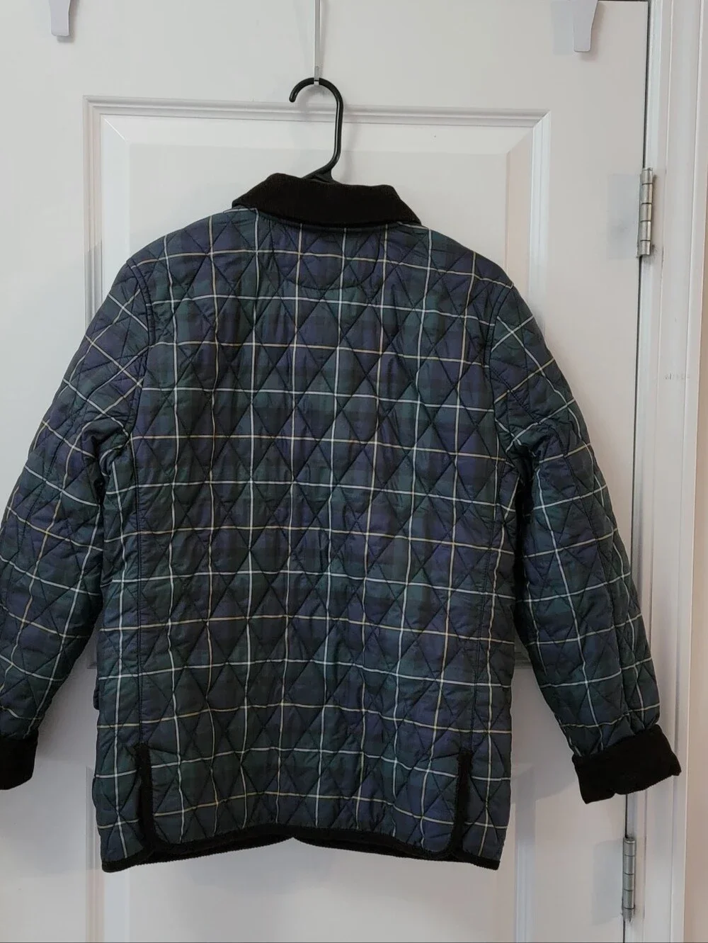 Kids Polo Ralph Lauren Quilted Plaid Jacket Tartan Plaid Sz L 14/16 Boys Girls